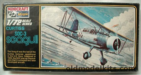 Hasegawa 1/72 Curtiss SOC-3 Seagull - Land Based Version with Landing Gear, 057 plastic model kit